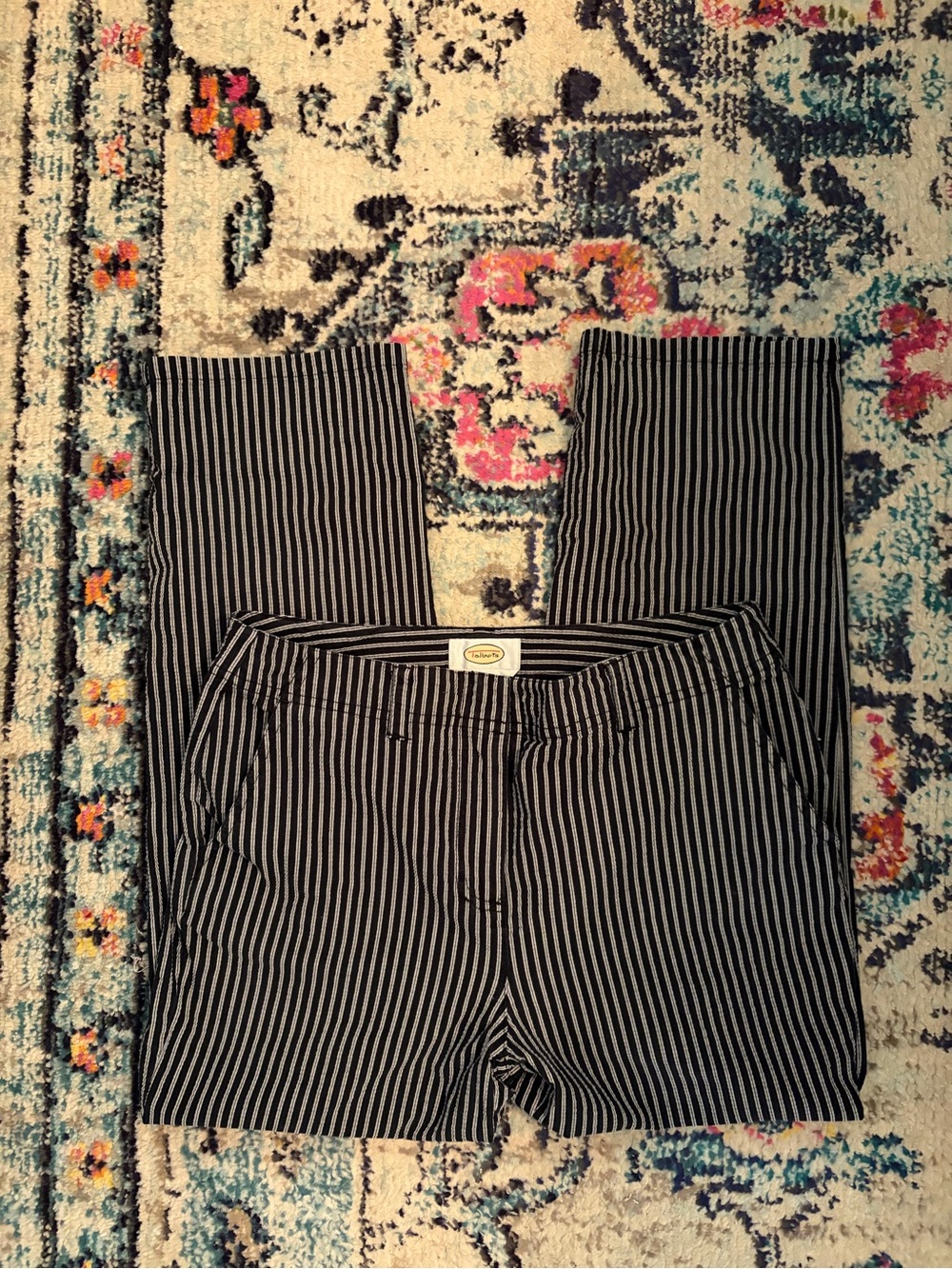 Vintage Talbots Pinstripe Cropped Pant
